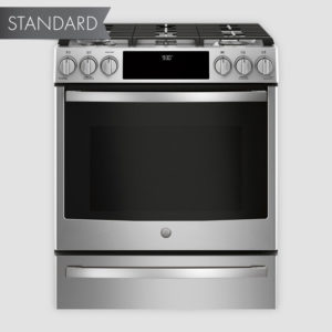 GE Profile 30" Slide-In: PGS930SELSS: Single Oven and Range